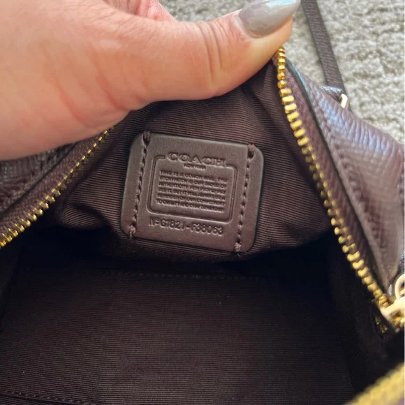 Coach Micro Bennett Satchel, Oxblood Heart Glitter - Picture 15 of 16